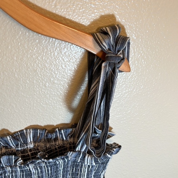 Kittenish One Piece Striped Pants Romper - Picture 6 of 9